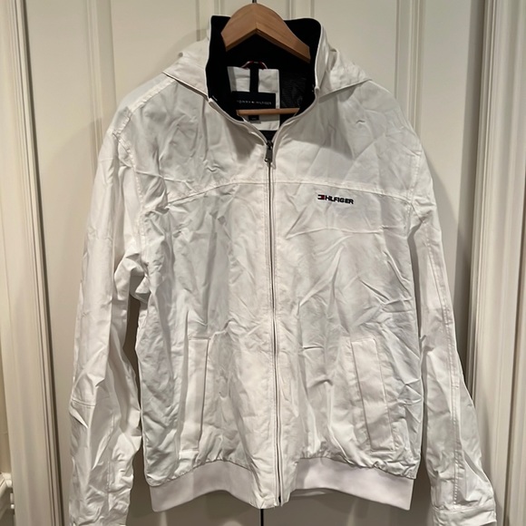 Tommy Hilfiger Other - Vintage Tommy Hilfiger extra-large lined windbreaker white.